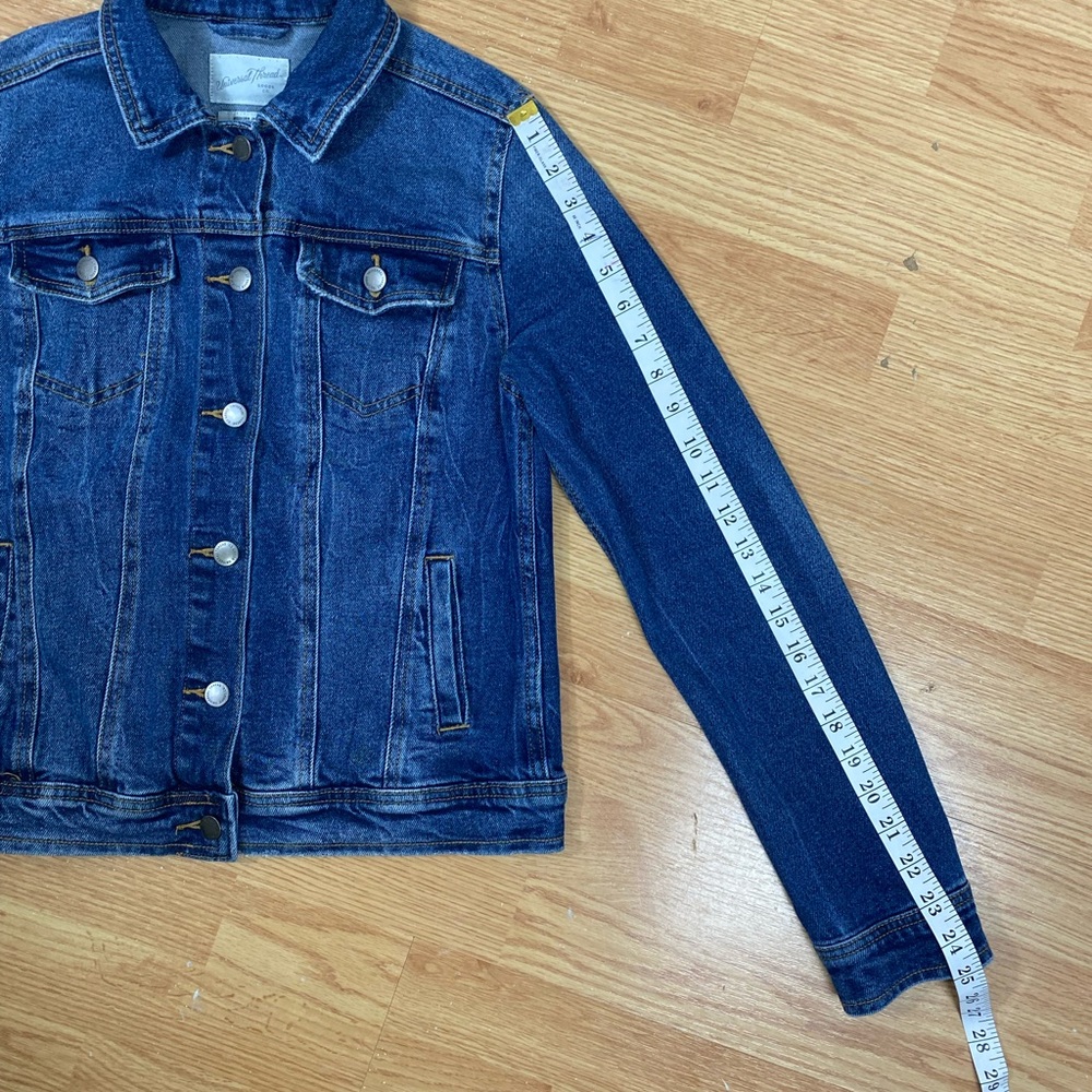 Universal Thread Freeborn Dark Wash Button Denim … - image 8